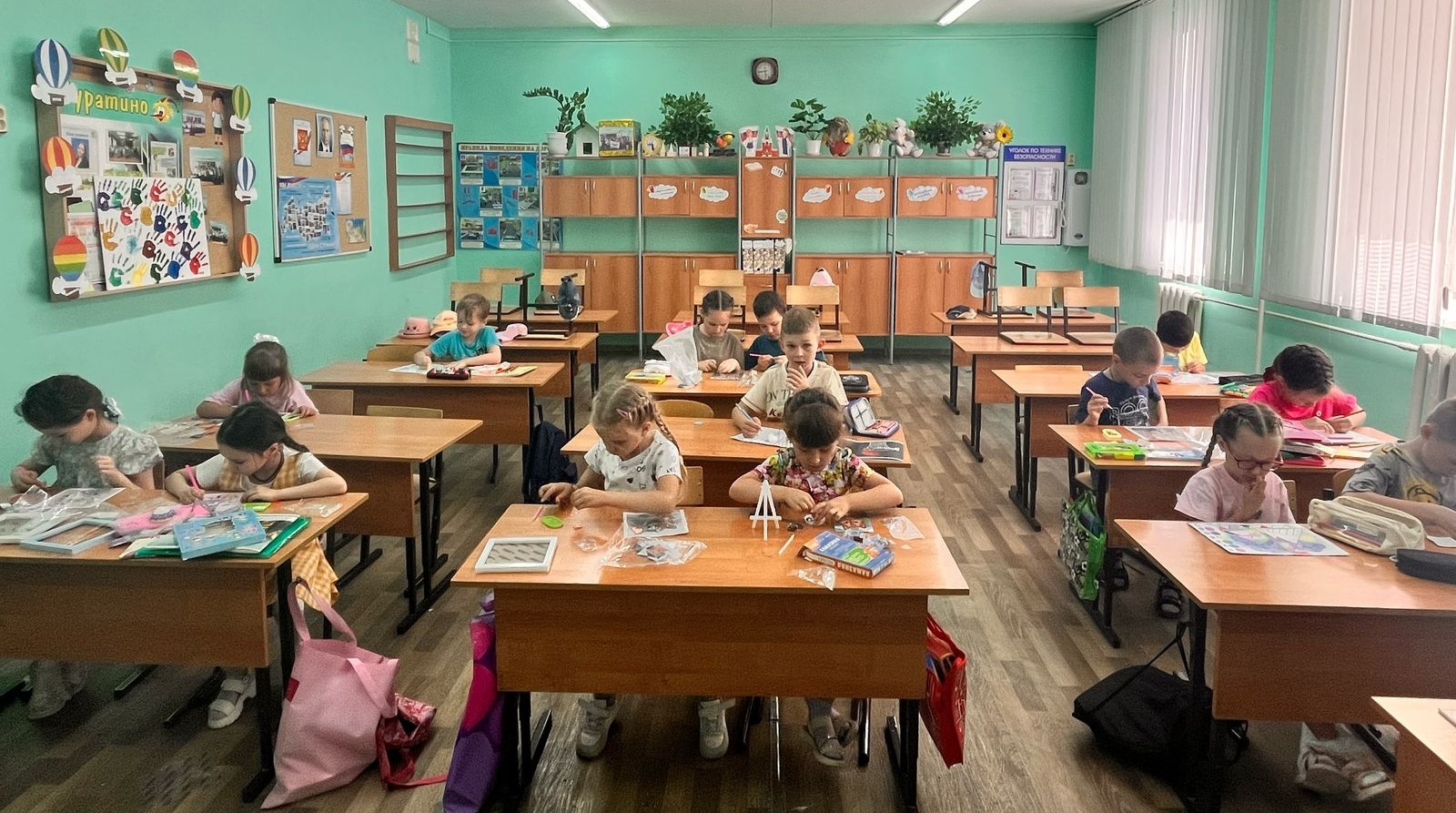 И снова у нас в гостях будущие первоклассники..